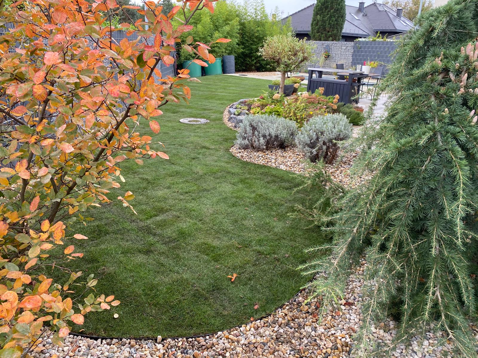 Realizace zahrady RD Horní Počernice